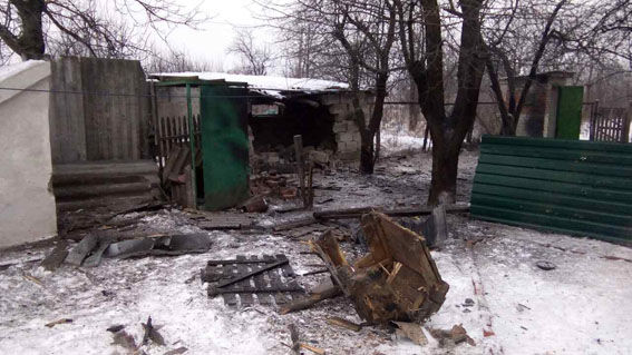 Боевики обстреляли Авдеевку. Фото: полиция