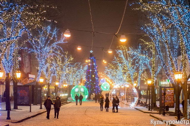 Новогодняя Одесса. Фото: culturemeter.od.ua