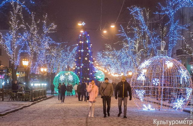 Новогодняя Одесса. Фото: culturemeter.od.ua