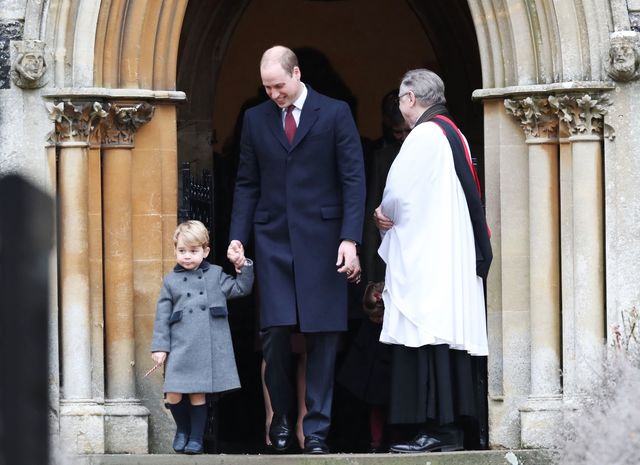 Принц Джордж с родителями и сестрой. Фото: AFP