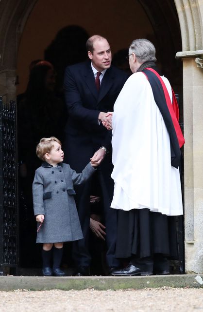 <p>Принц Джордж з батьками і сестрою. Фото: AFP</p>