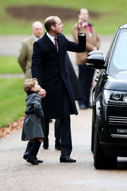 Принц Джордж с родителями и сестрой. Фото: AFP
