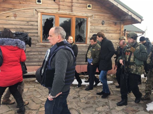 Климкин показал главе ОБСЕ Курцу последствия российской агрессии на Донбассе. Фото: пресс-служба МИД Украины