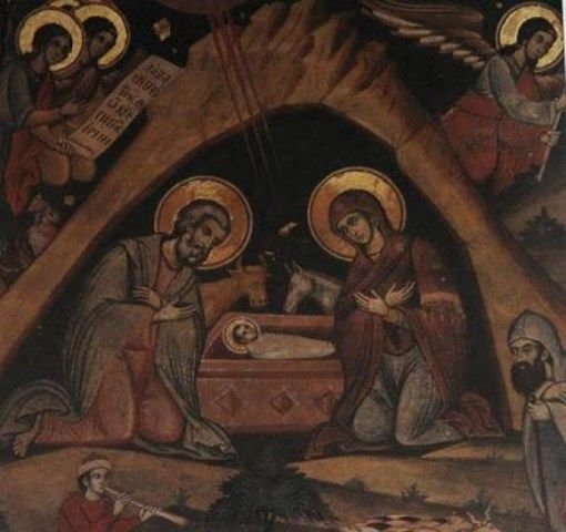 <p>Ікони Різдва Христового на Святій Горі Афон. Фото: athos-ukraine.com</p>