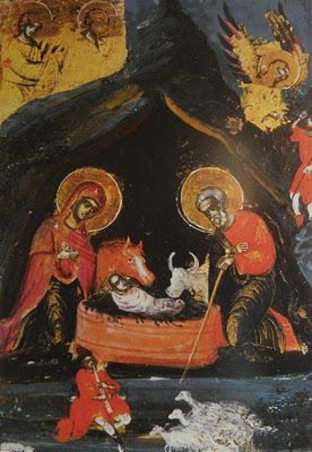 <p>Ікони Різдва Христового на Святій Горі Афон. Фото: athos-ukraine.com</p>
