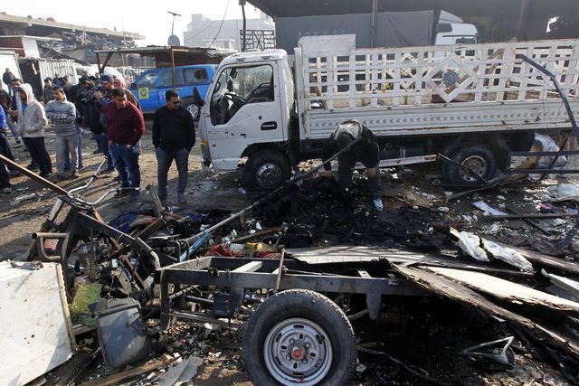 <p>У Багдаді стався потужний вибух. Фото: AFP</p>