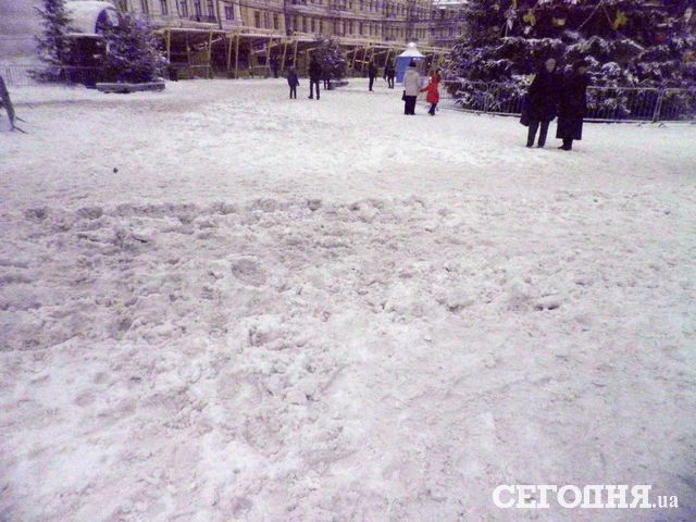 Софийская площадь. Фото присланы читательницей "Сегодня"