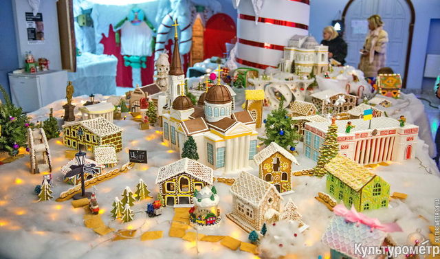 Выставка пряничных домиков в Одессе. Фото: culturemeter.od.ua