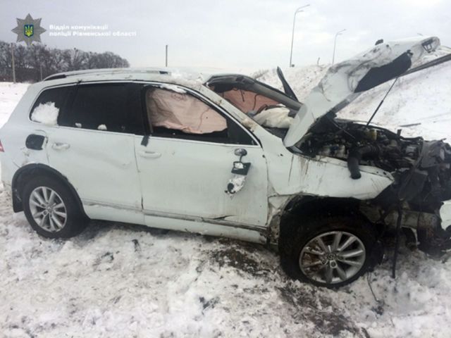 <p>На місці аварії Фото: rv.npu.gov.ua</p>