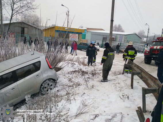 На месте аварии. Фото: rv.npu.gov.ua