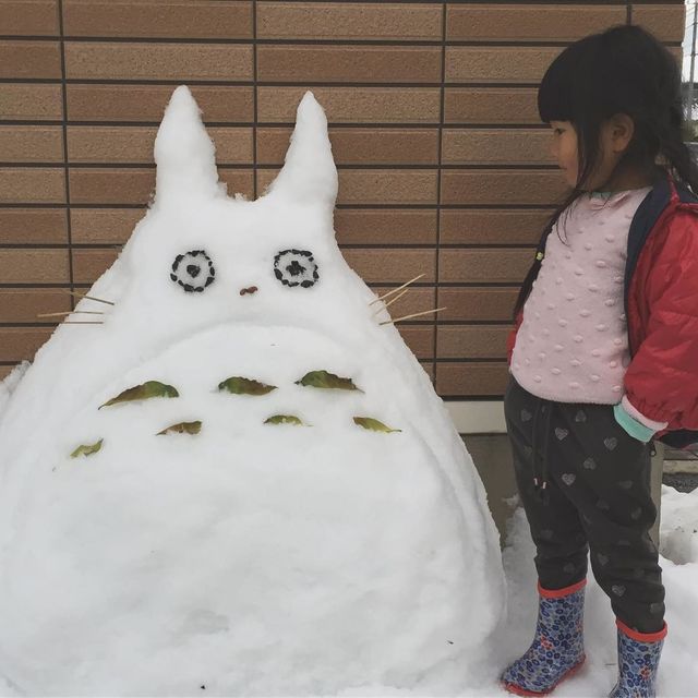 <p>Японські сніговики. Фото: соцмережі</p>