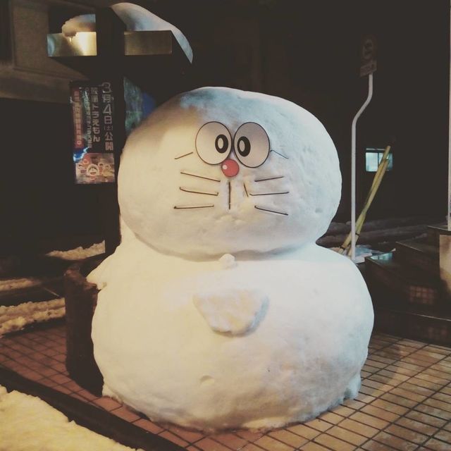 Японские снеговики. Фото: соцсети