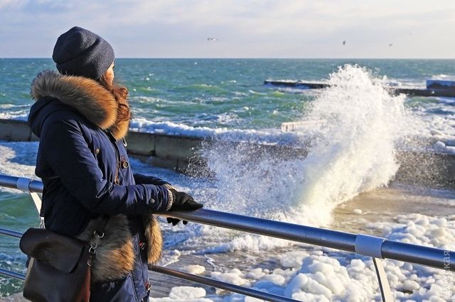 Зимнее одесское море. Фото: dumskaya.net