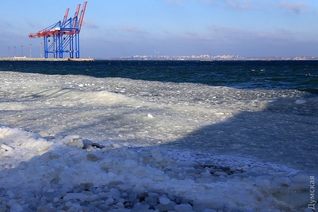 Зимнее одесское море. Фото: dumskaya.net