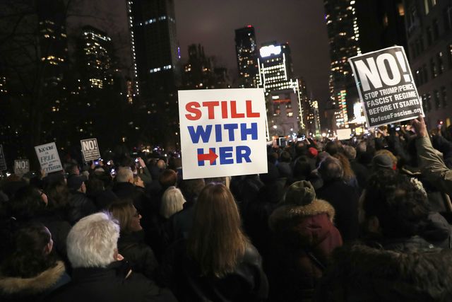 В Нью-Йорке состоялся митинг против Трампа. Фото: AFP
