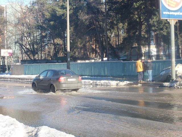В Киеве – масштабная авария. Фото: соцсети