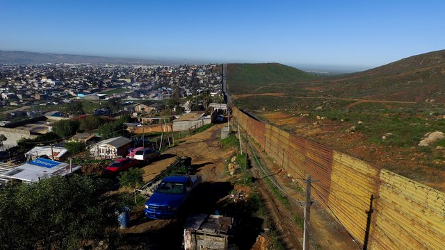 Граница США и Мексики. Фото: AFP