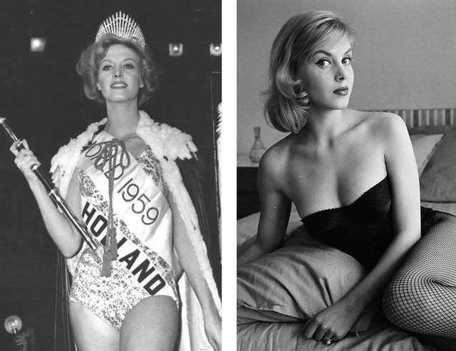 Корин Спир-Роттшефер (Нидерланды), 1959<br />
Тогда Корин называли Новой Мерилин, сегодня мы бы сказали, что она — королева стиля пин-ап!