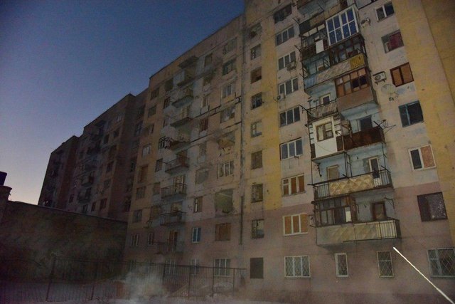 Разрушенные дома Авдеевки. Фото: Vyacheslav Abroskin / Facebook