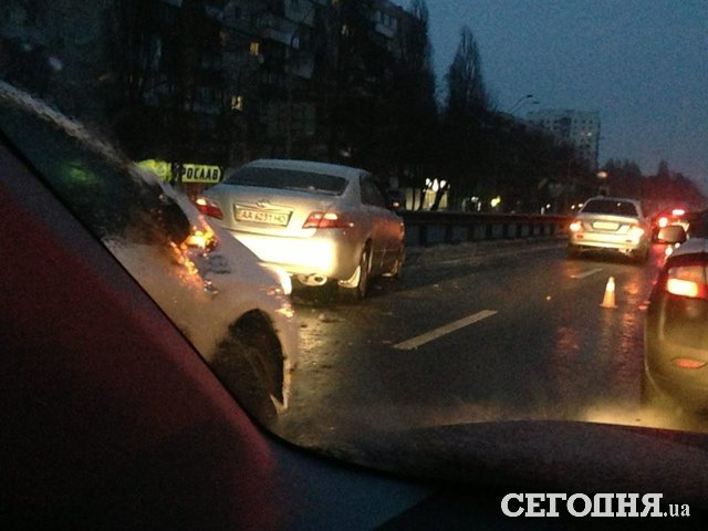 На проспекте Победы утром произошло несколько аварий | Фото: Влад Антонов