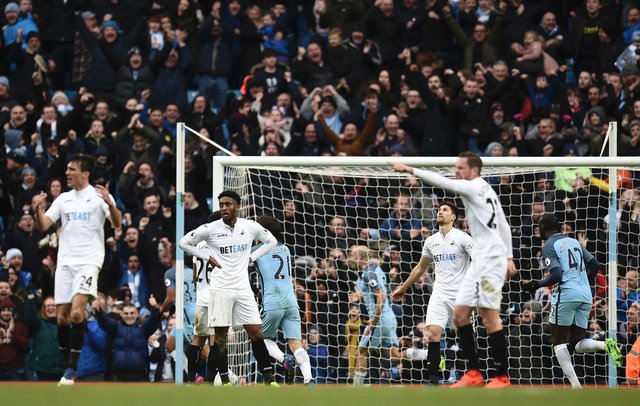 "Манчестер Сити" – "Суонси" – 2:1. Фото AFP