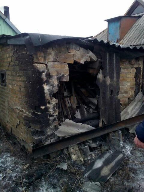 Боевики обстреляли Красногоровку. Фото: соцсети