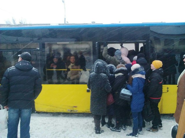 Троєщина, автобус маршруту №114. Фото: vk.com/kp_kpt