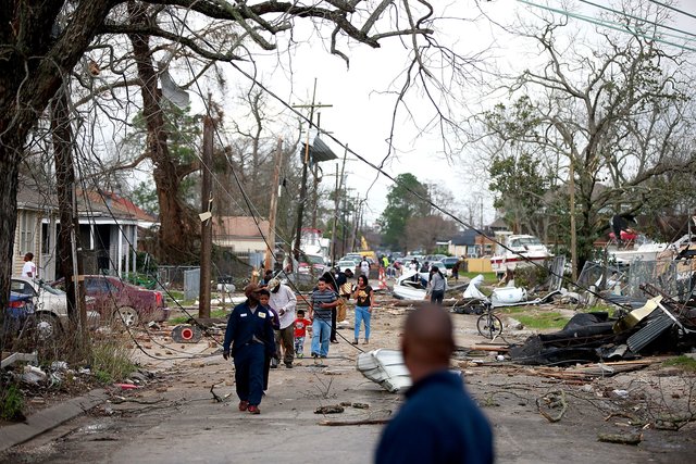 <p>На Луїзіану обрушилися торнадо, фото AFP</p>