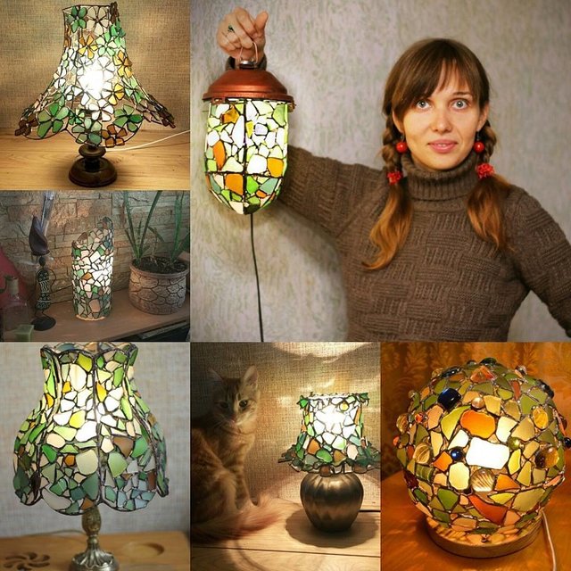 Для мастерицы ее стеклышки и светильники — не хобби, а любовь на всю жизнь. Фото: instagram.com/kate_murphy31
