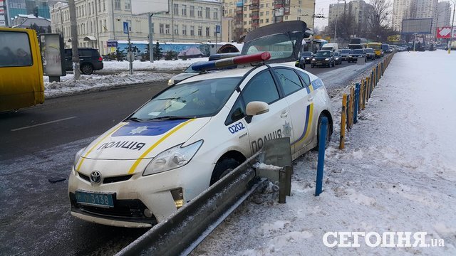 ДТП с участием патрульного автомобиля | Фото: Влад Антонов