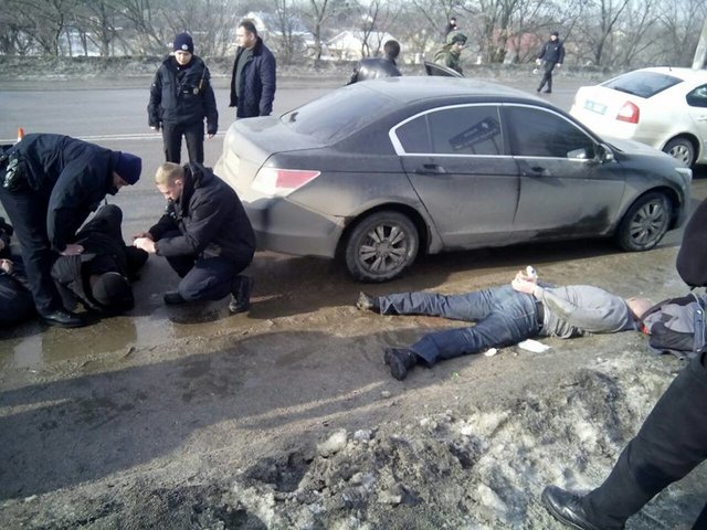 <p>У Кропивницькому сталася перестрілка і поліцейська погоня. Фото: соцмережі</p>