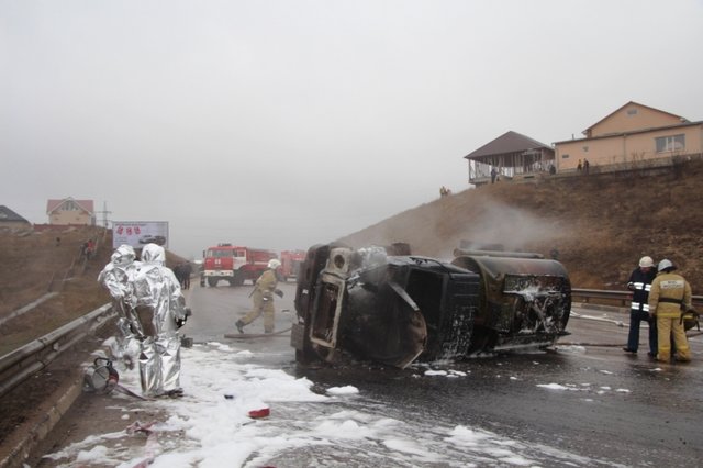 Водитель сгорел заживо. Фото: mchs.gov.ru