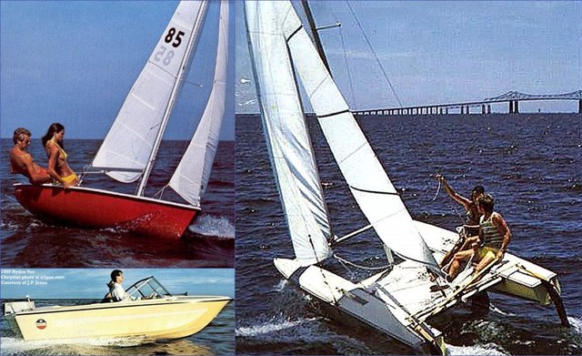 Chrysler Boats. Многие автомобильные фирмы в свое время производили двигатели для судов, но почти никто не занимался выпуском лодок целиком. Chrysler решили рискнуть, основав подразделение Chrysler Boats, создававшее лодки с 1965 года и к 1970 ставшее серьезным игроком на лодочном рынке с 43 различными моделями. К 1980, впрочем, Chrysler Boats были проданы и распущены.