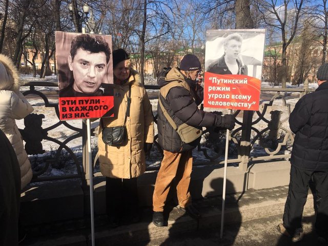 Марш памяти российского политика Бориса Немцова. Фото: соцсети
