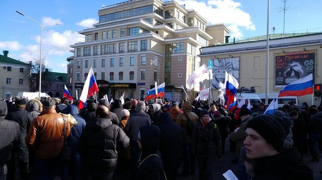 Марш памяти российского политика Бориса Немцова. Фото: соцсети
