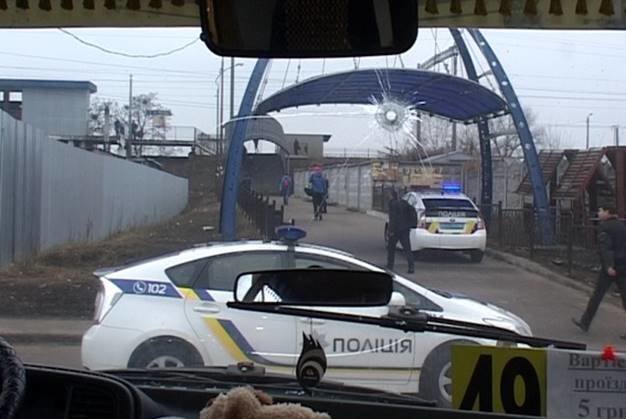 В Киеве произошло "киношное" ограбление. Фото: kyiv.npu.gov.ua