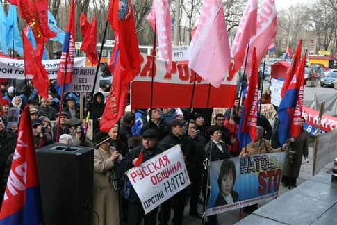 одесситы провели акцию протеста против НАТО