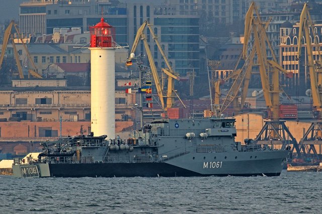 изит кораблей продлится до 20 апреля. Фото: пресс-центр Командования ВМС Украины