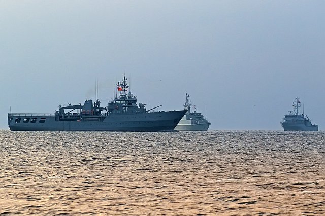изит кораблей продлится до 20 апреля. Фото: пресс-центр Командования ВМС Украины