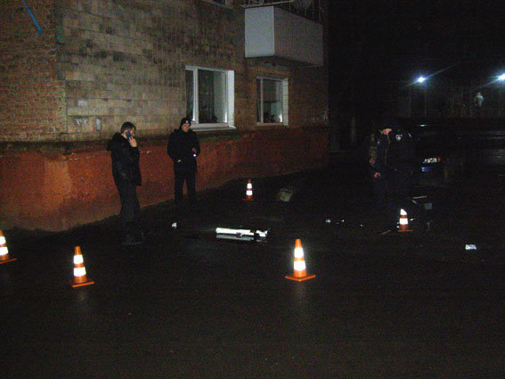 В помещении патрульной полиции Ровно прогремел взрыв. Фото: полиция